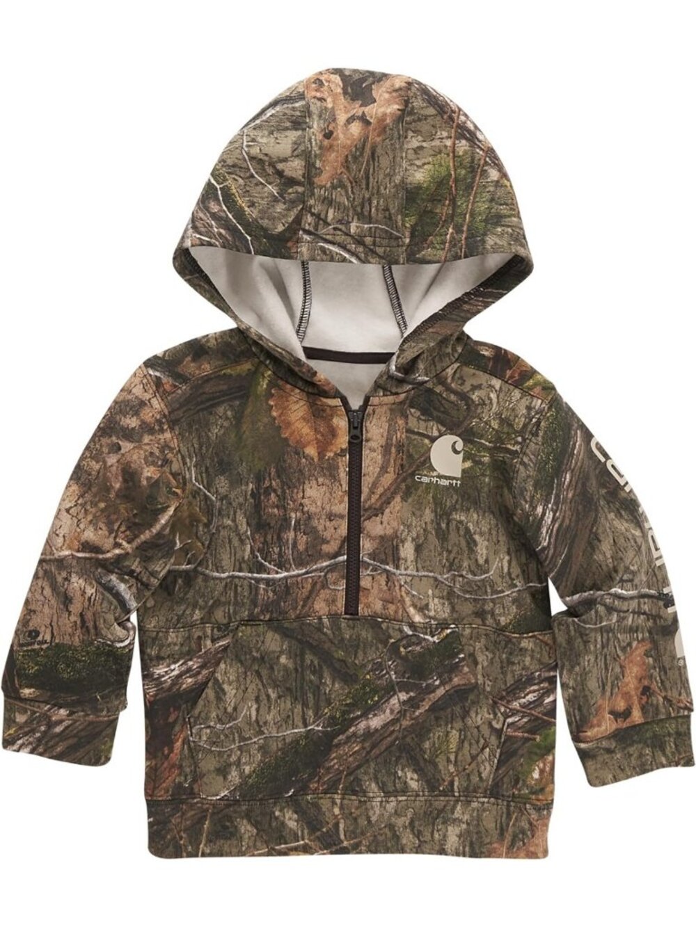 Cozy Long-Sleeve Half-Zip Sweatshirt for Boys - Perfect for School & Play